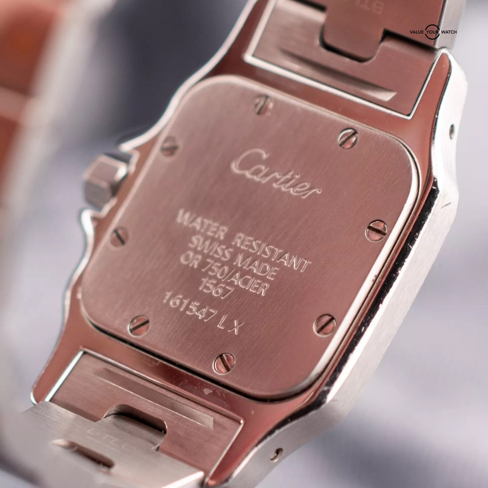 Cartier Santos Galbée Watch 1567, Ref. W20012C4 with Box - Image 4