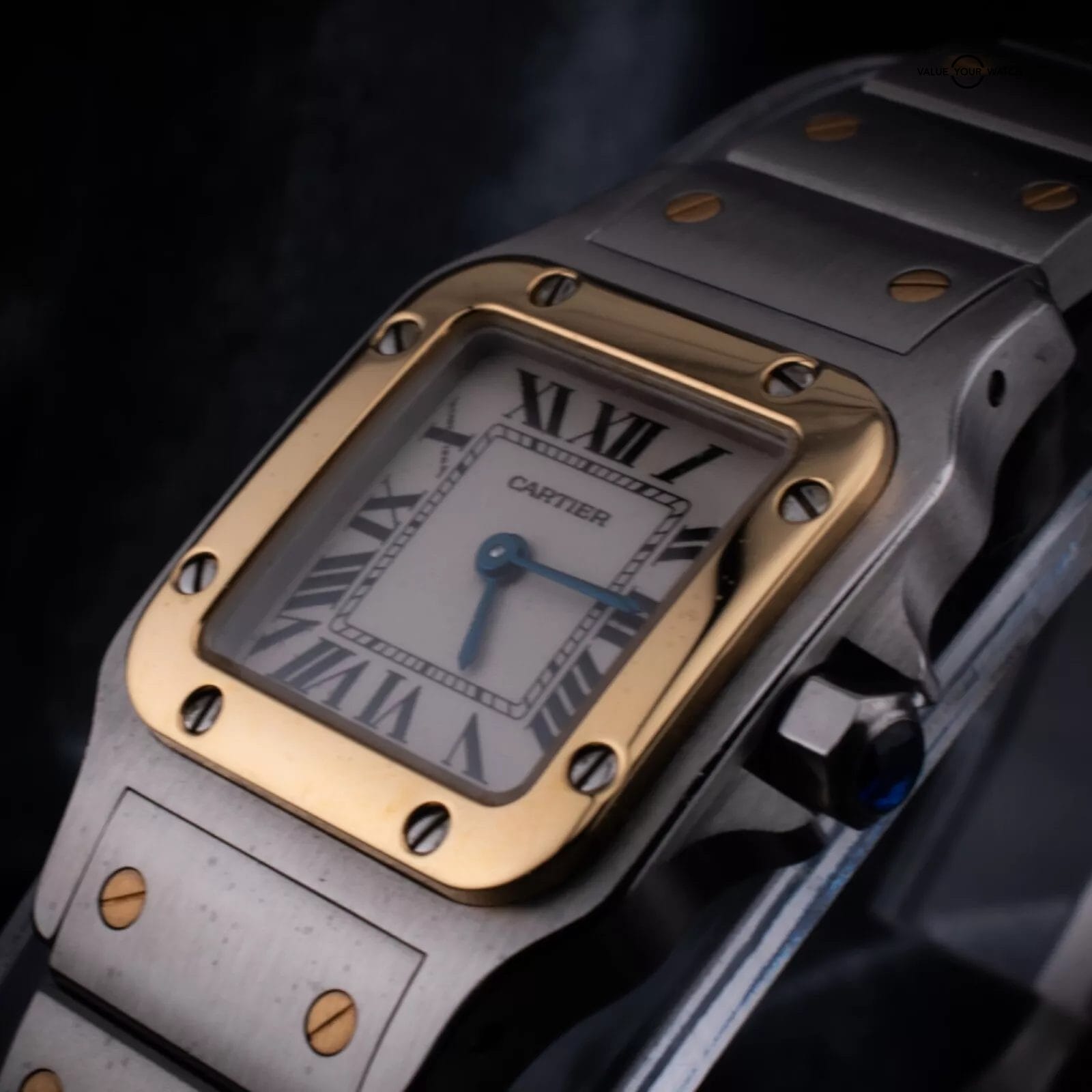 Cartier Santos Galbée Watch 1567, Ref. W20012C4 with Box - Image 7
