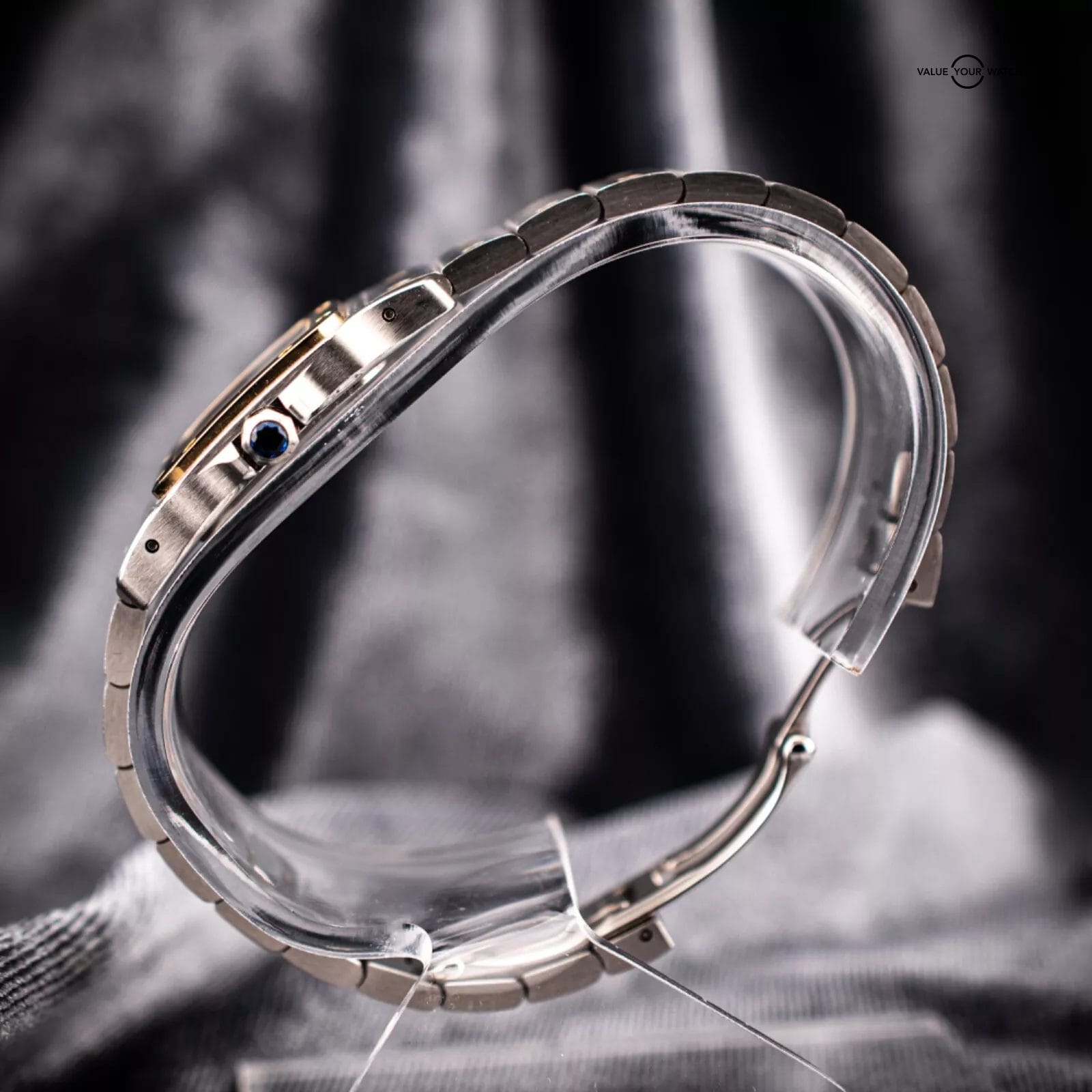 Cartier Santos Galbée Watch 1567, Ref. W20012C4 with Box - Image 10