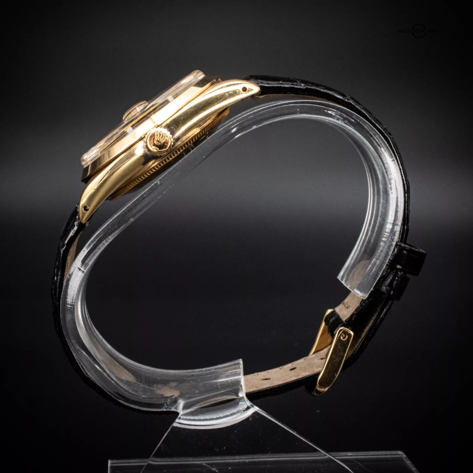 Rolex Oyster Perpetual Date 34mm 18K Yellow Gold, Ref. 15008 - Serviced 12/24 - Image 10