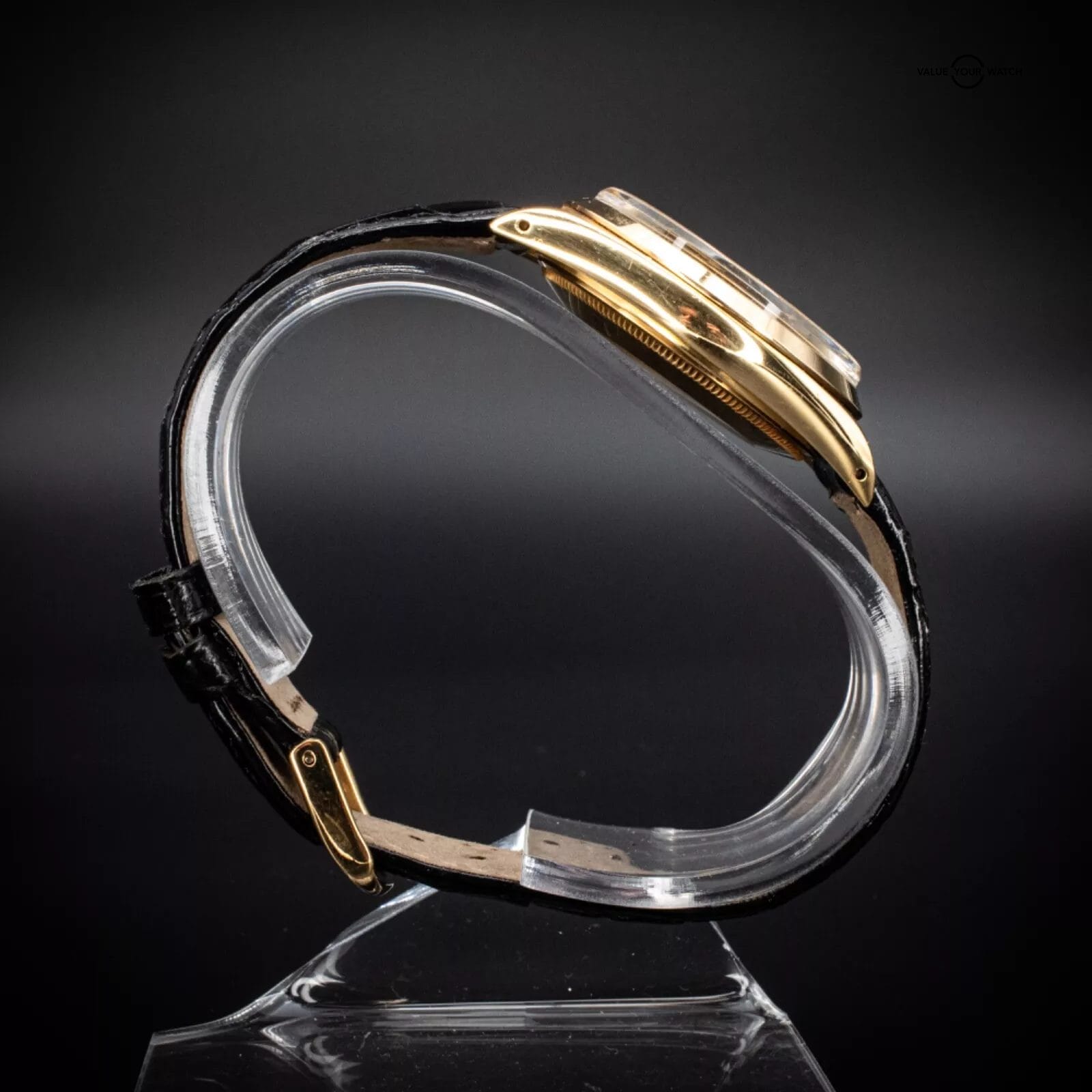 Rolex Oyster Perpetual Date 34mm 18K Yellow Gold, Ref. 15008 - Serviced 12/24 - Image 11