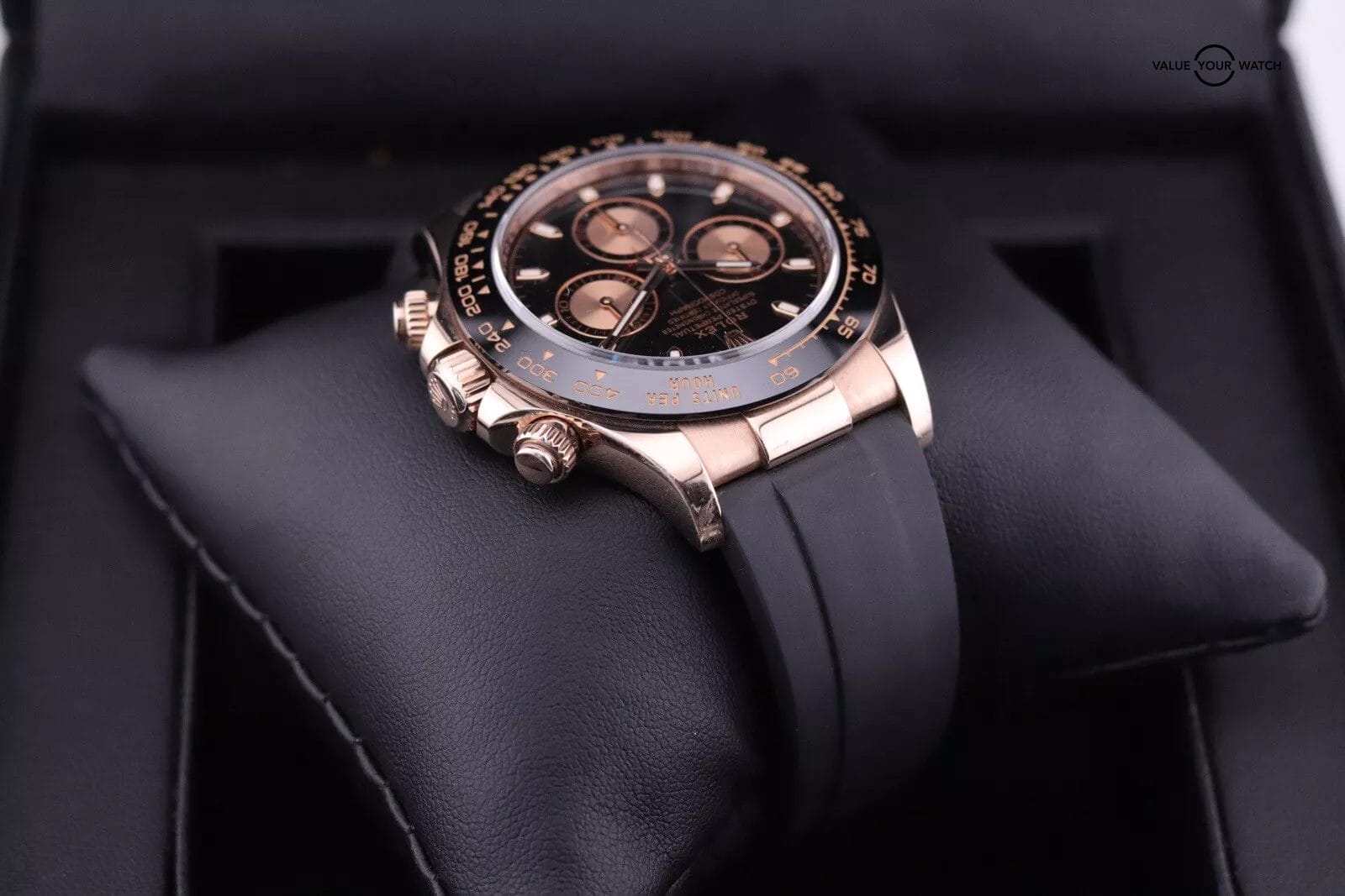 2021 Rolex Daytona 116515ln | Everose Gold x Oysterflex - Image 3