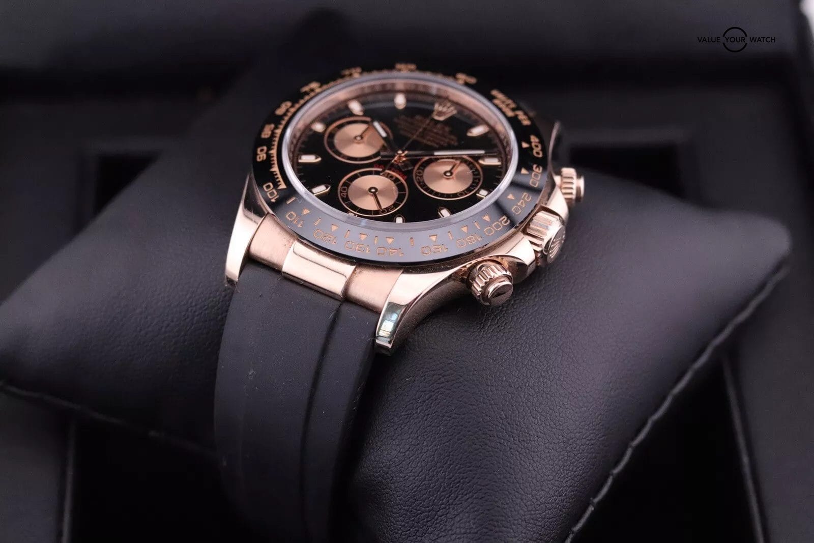 2021 Rolex Daytona 116515ln | Everose Gold x Oysterflex - Image 4