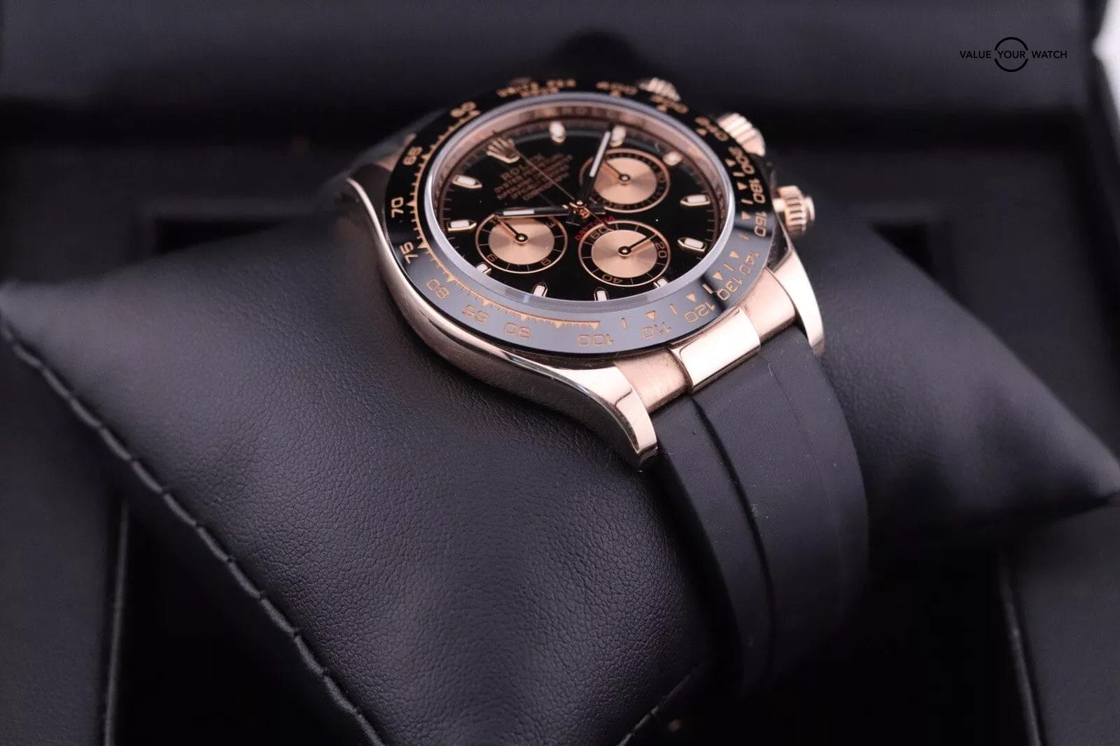 2021 Rolex Daytona 116515ln | Everose Gold x Oysterflex - Image 5