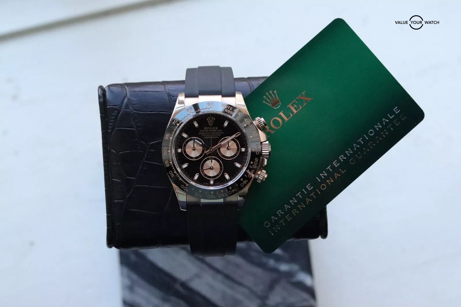 2021 Rolex Daytona 116515ln | Everose Gold x Oysterflex - Image 6