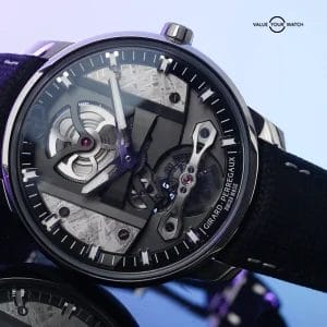 Girard Perregaux Free Bridges Meteorite and skeleton Dial, steel case new!