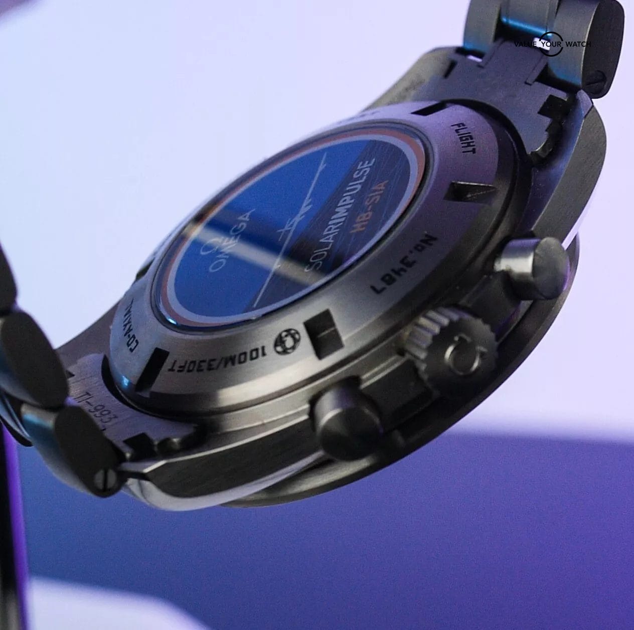 Omega Speedmaster 44mm titanium, carbon dial HB-SIA Solar Impulse Edition - Image 9