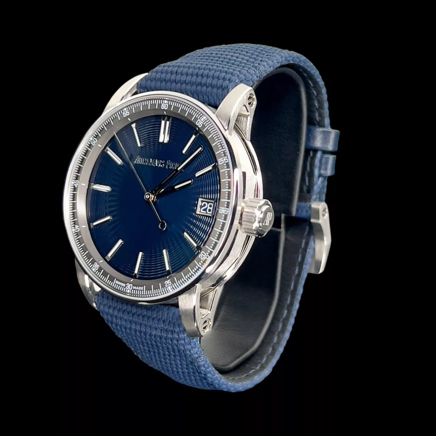 Audemars Piguet Code 11.59 Blue Dial 41mm FULL SET 15210ST.OO.A348KB.01 NEW! - Image 11