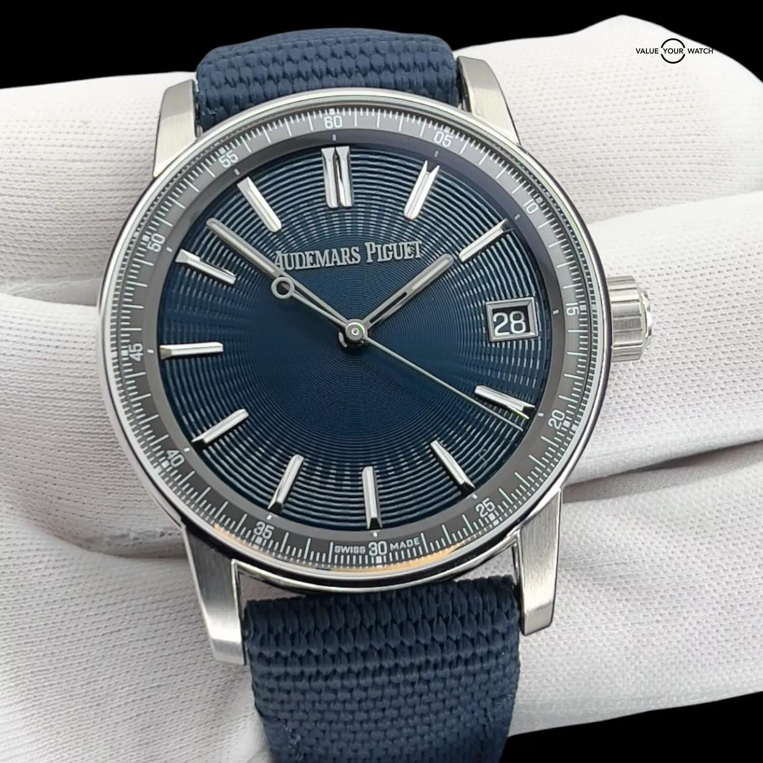 Audemars Piguet Code 11.59 Blue Dial 41mm FULL SET 15210ST.OO.A348KB.01 NEW! - Image 13