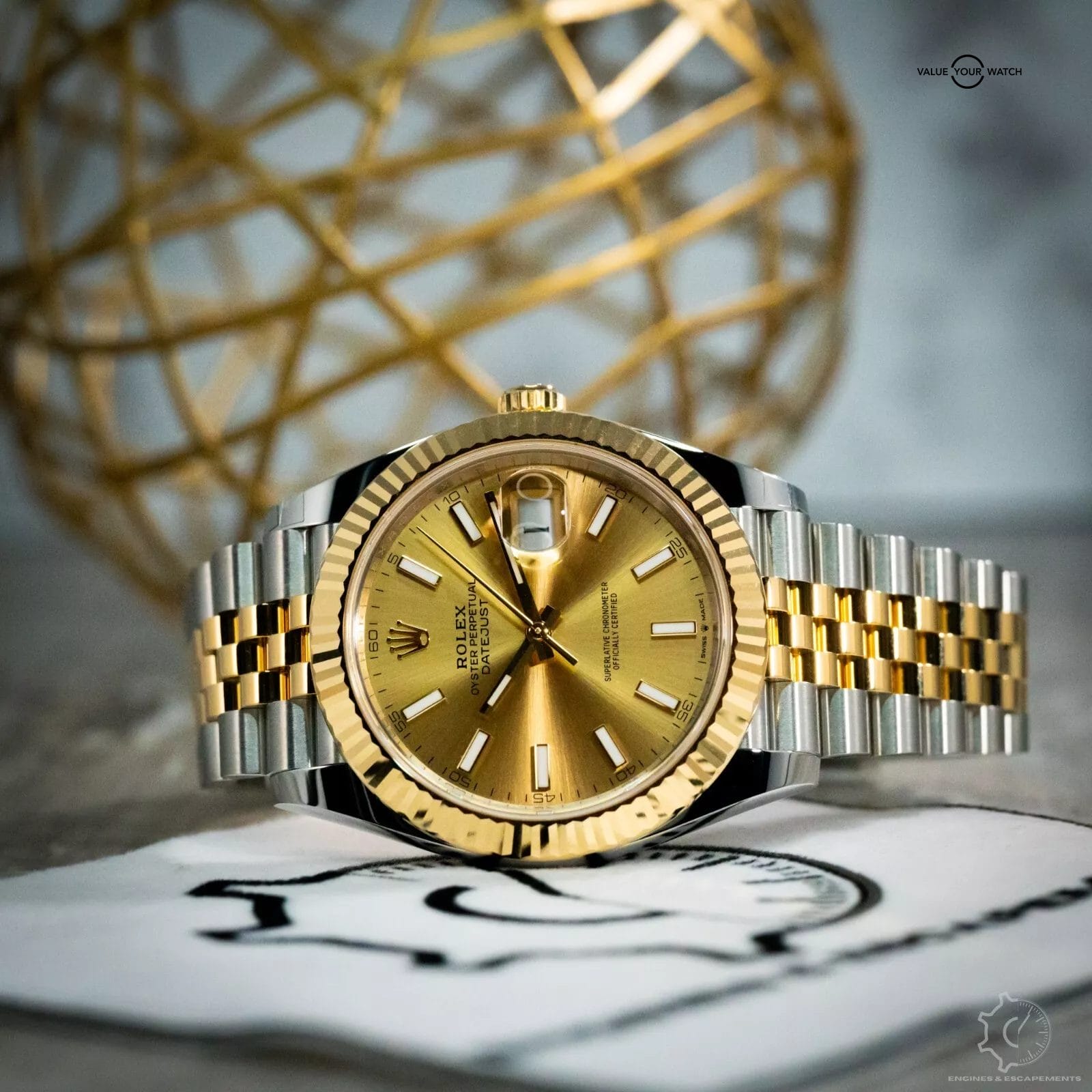 2024 Rolex Datejust 126333 Yellow Gold Jubilee Bracelet BNIB Complete - Image 7