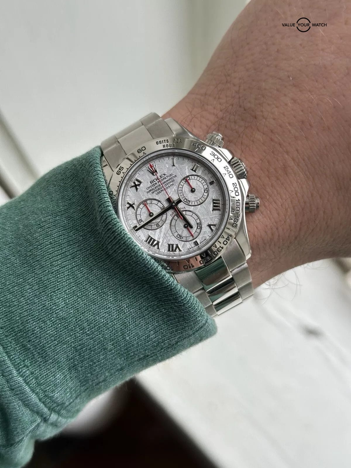 Rolex Daytona White Gold Meteorite Dial 116509 - Image 7