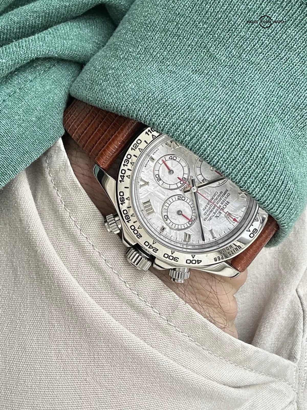 Rolex Daytona White Gold Meteorite Dial 116509 - Image 8