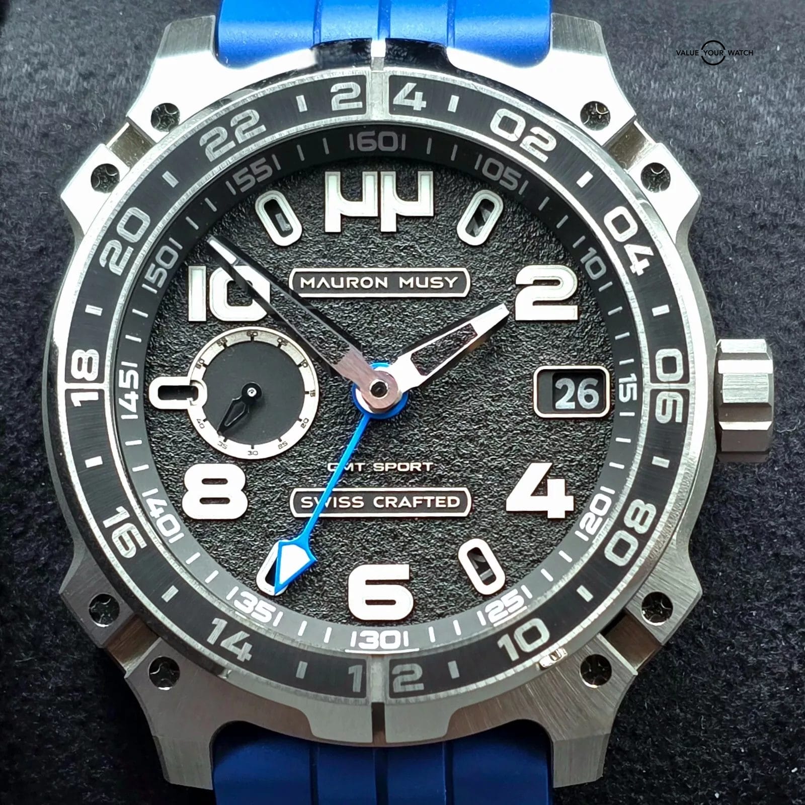Mauron Musy GMT Sport, Titanium 43mm