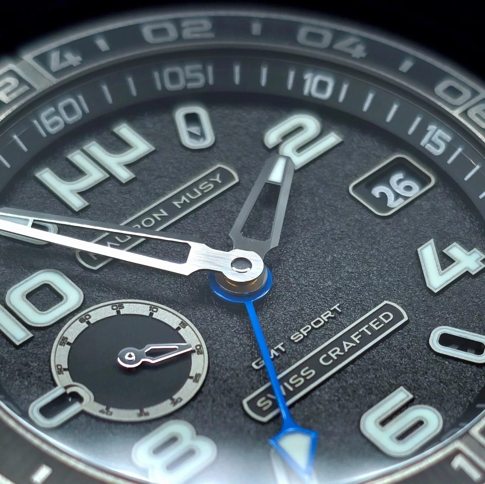 Mauron Musy GMT Sport, Titanium 43mm - Image 4