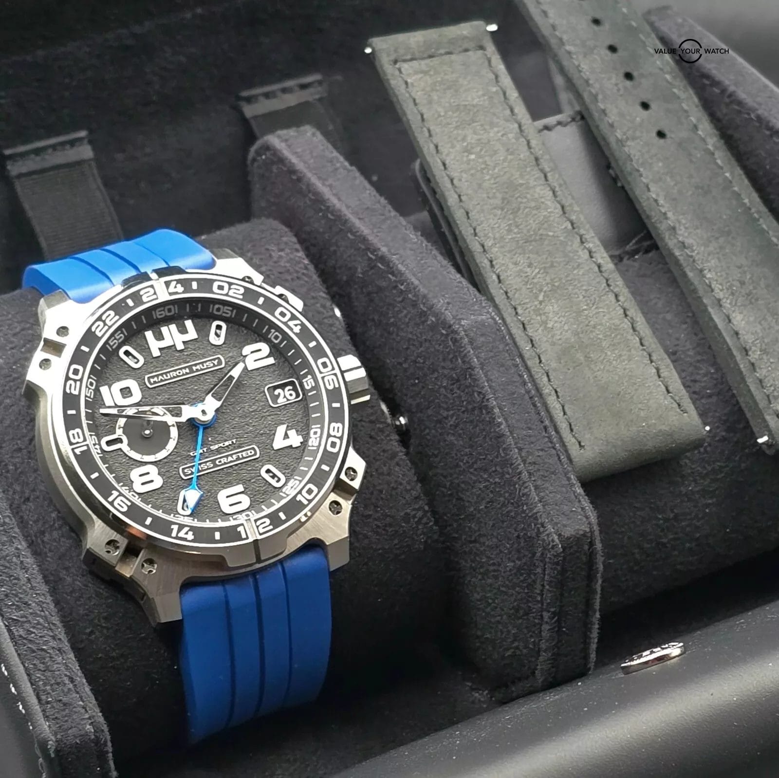 Mauron Musy GMT Sport, Titanium 43mm - Image 5