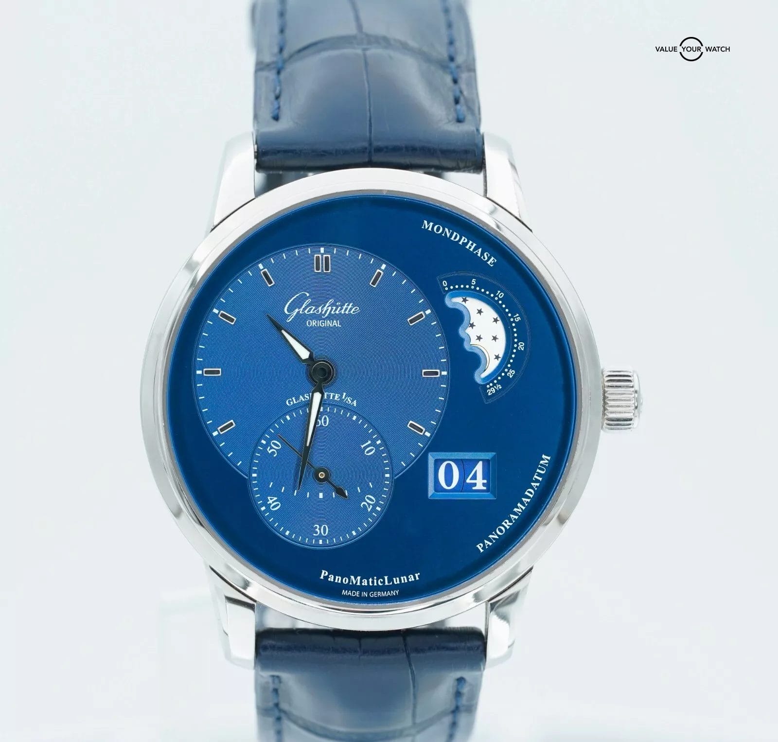 Glashütte Original PanoMaticLunar 1-90-02-46-32-35 BOXES/PAPERS!
