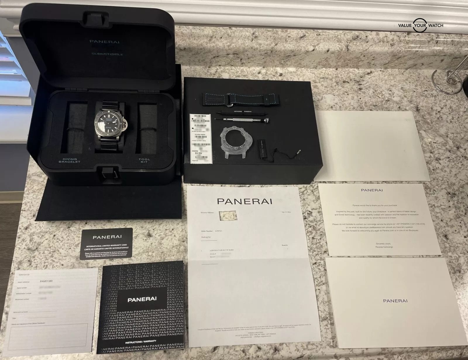 Panerai Luminor Submersible Titanium 1950 3 Days Automatic PAM01389 BOXES/PAPERS - Image 12
