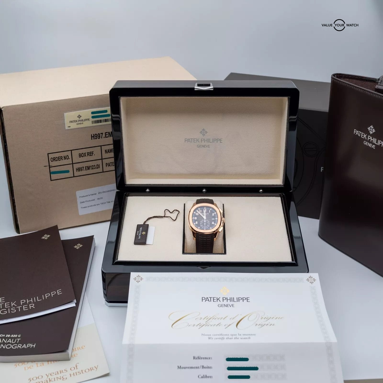 Patek Philippe Aquanaut 5968R-001 Rose Gold - FULL SET - Image 5