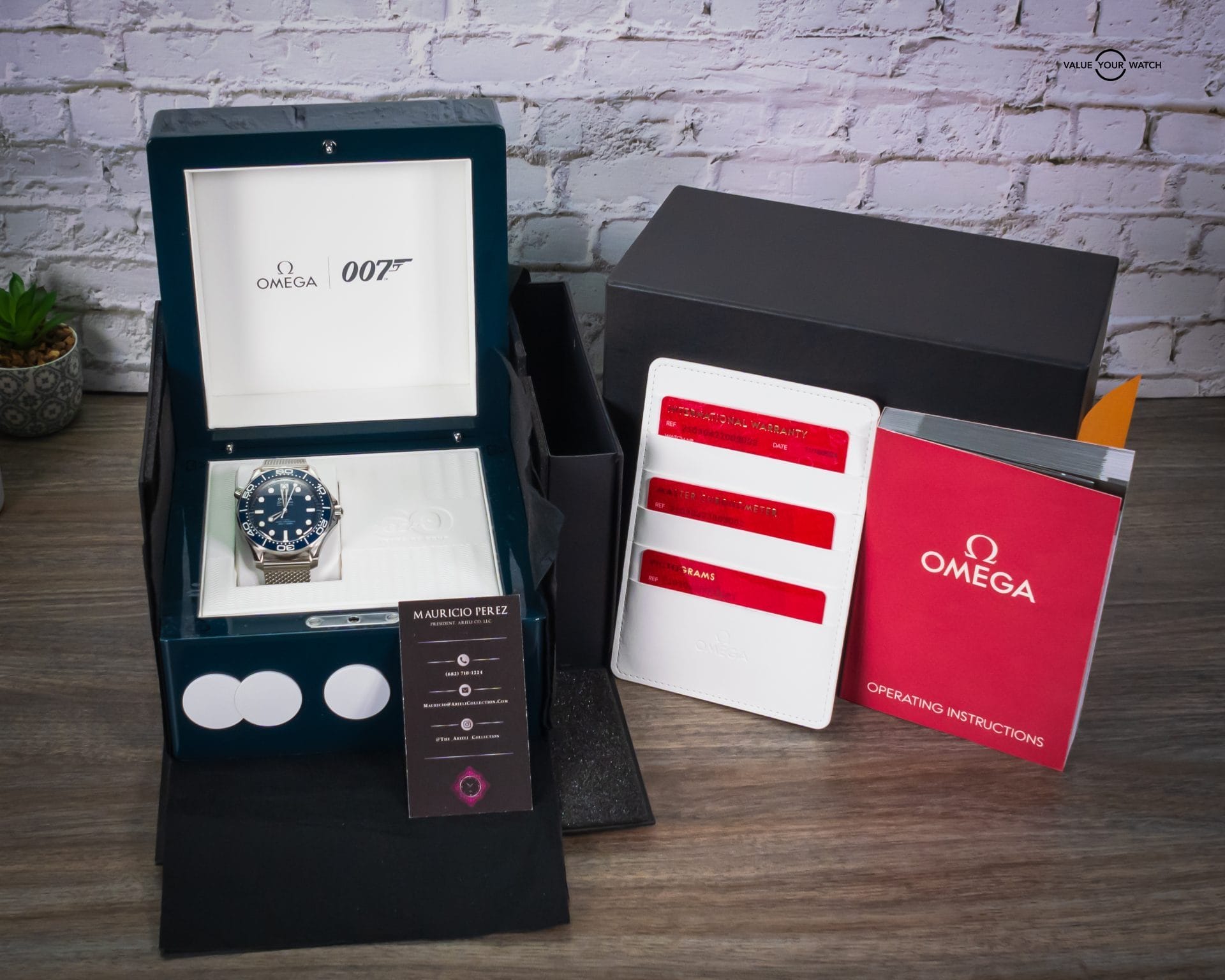UNWORN OMEGA Seamaster 007 James Bond 60th Anny – BOX & PAPERS – 210.30.42.03.002 - Image 2