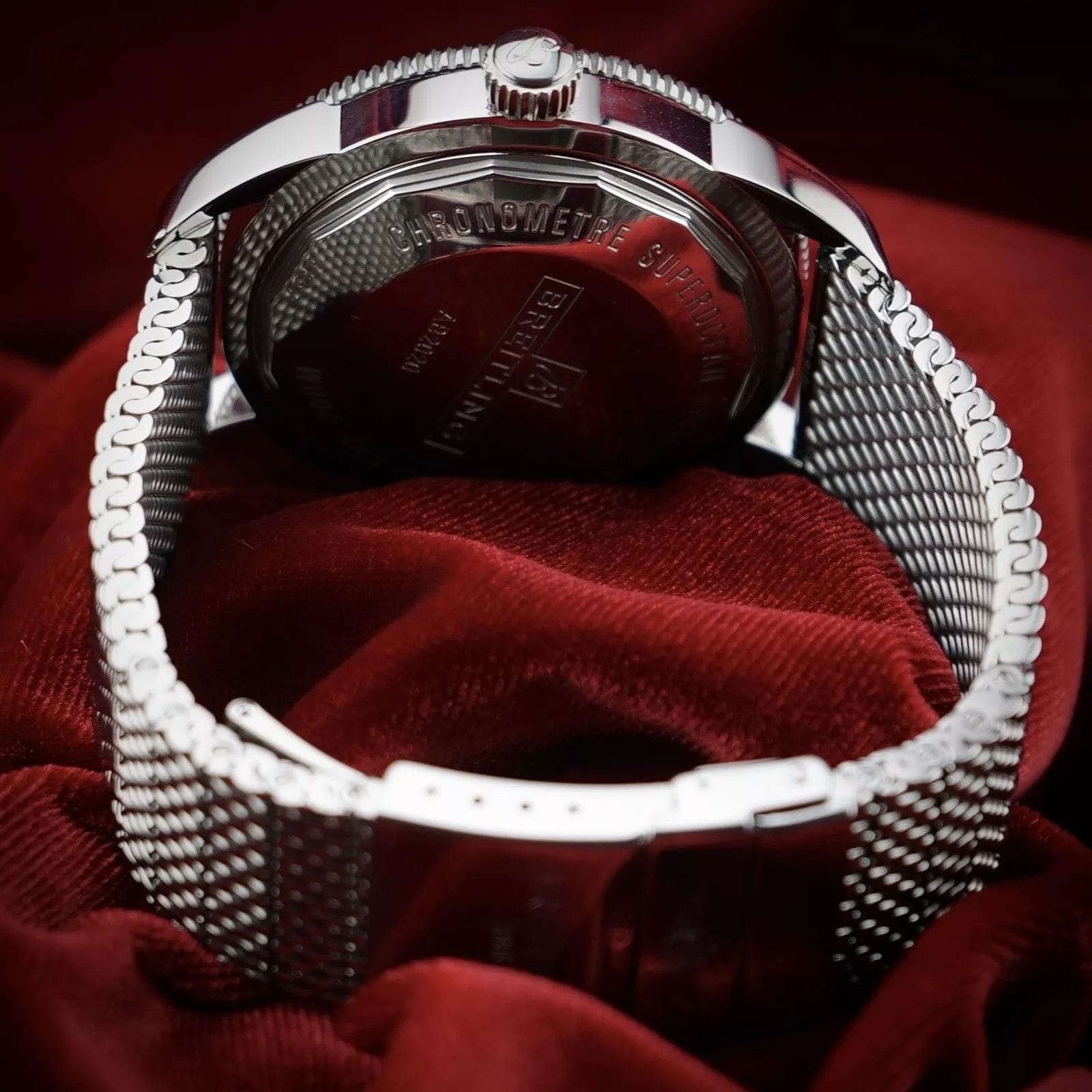 Breitling Superocean Heritage II Blue Dial 46mm Automatic AB2020 Steel Bracelet - Image 8