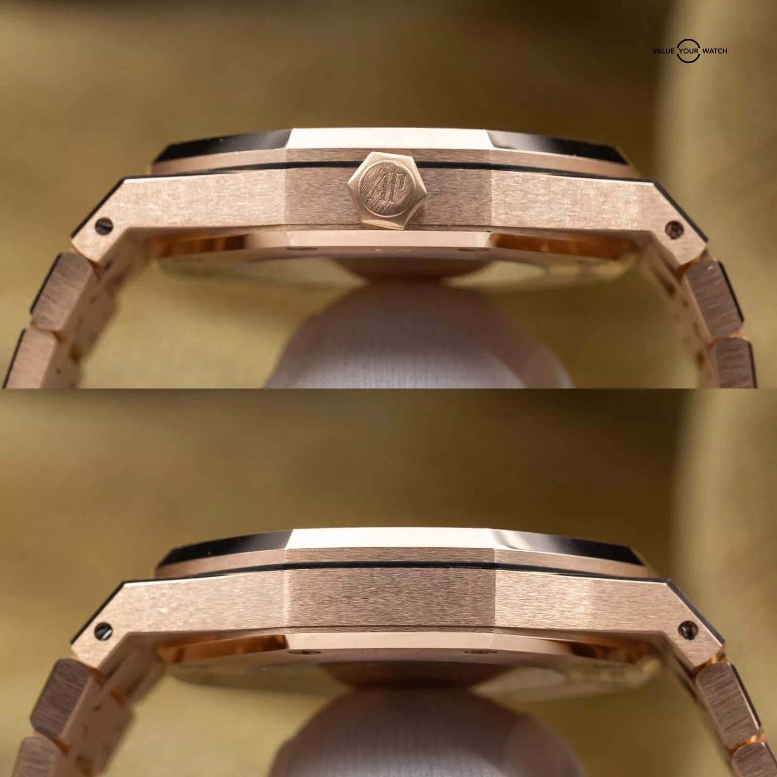 Audemars Piguet Royal Oak 41mm AP 15400OR Rose Gold Black Dial Full Set - Image 11