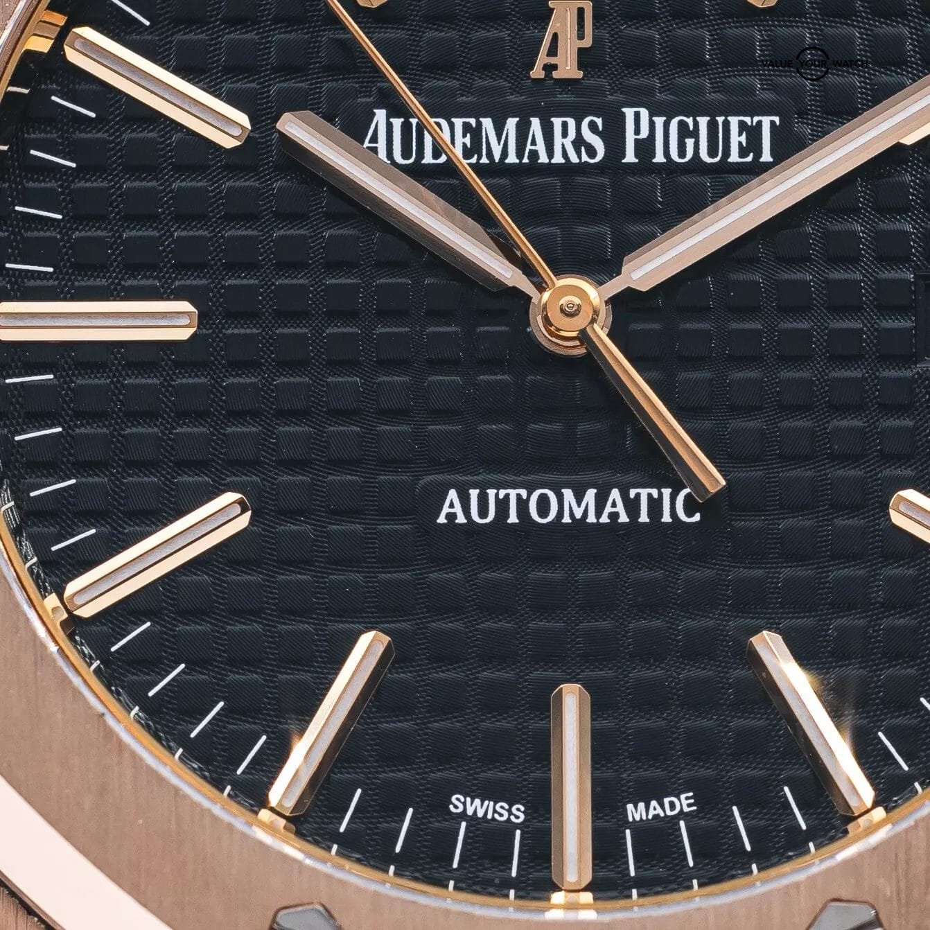 Audemars Piguet Royal Oak 41mm AP 15400OR Rose Gold Black Dial Full Set - Image 13