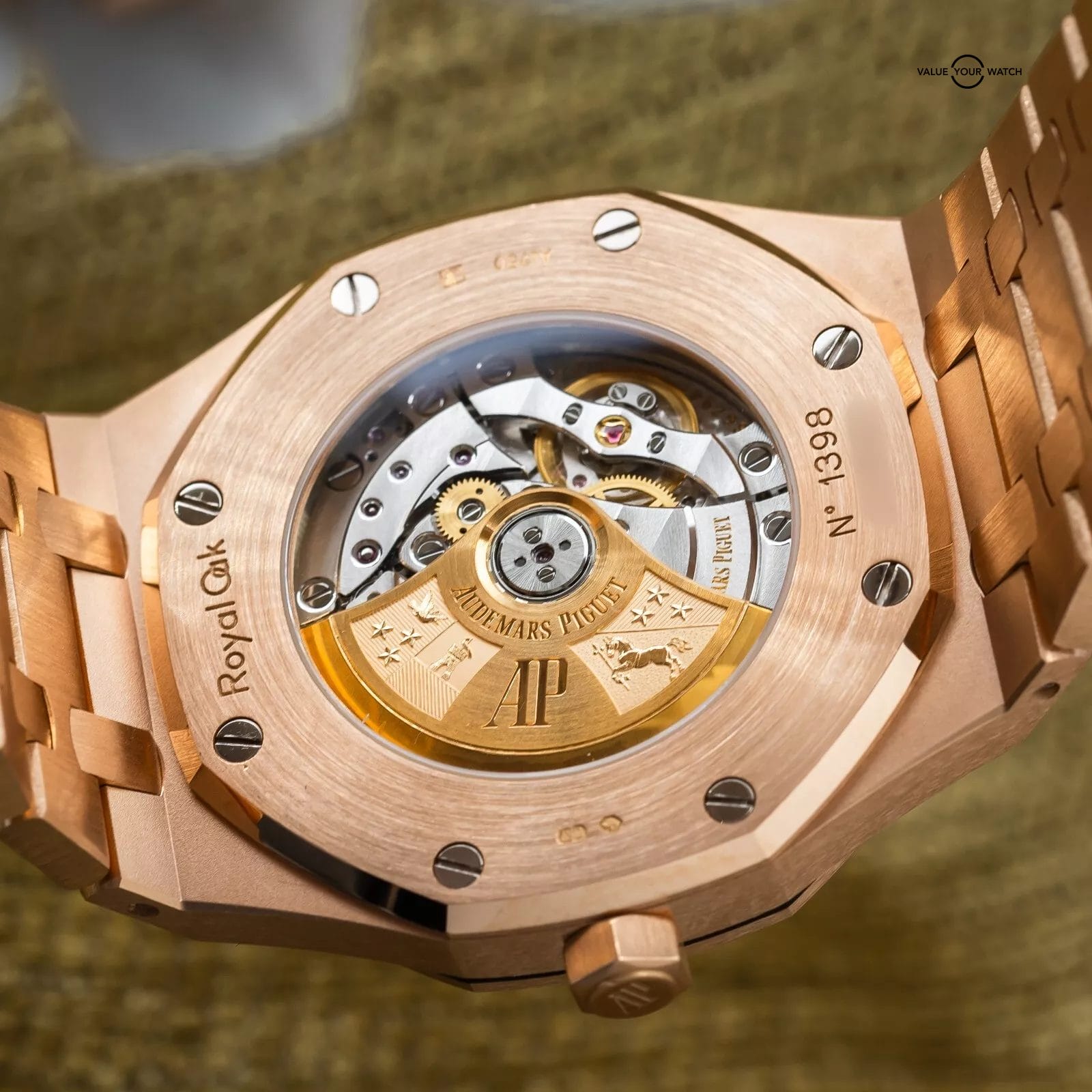 Audemars Piguet Royal Oak 41mm AP 15400OR Rose Gold Black Dial Full Set - Image 15