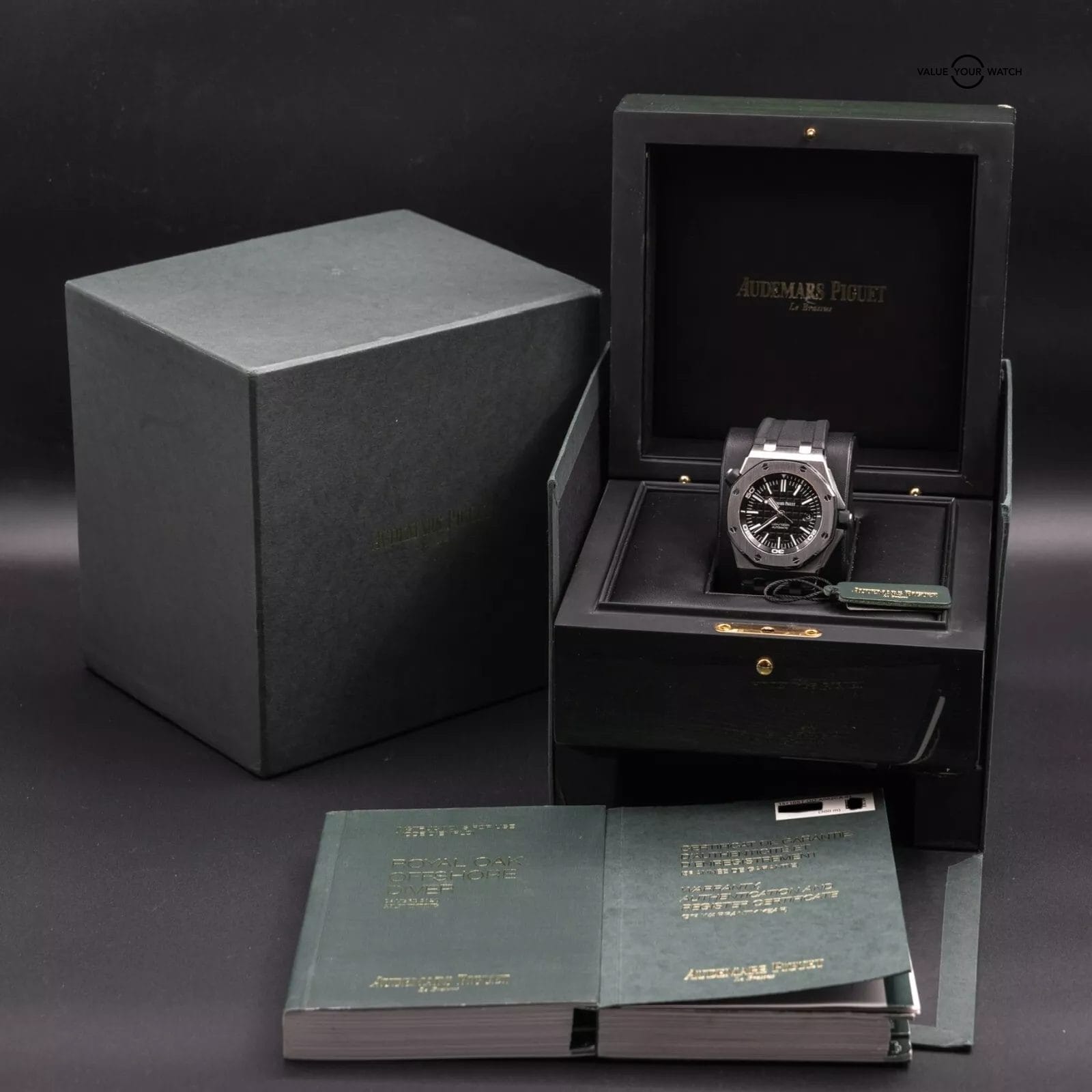 Audemars Piguet Royal Oak Offshore Diver 42mm Black Dial AP 15710ST - Full Set - Image 10