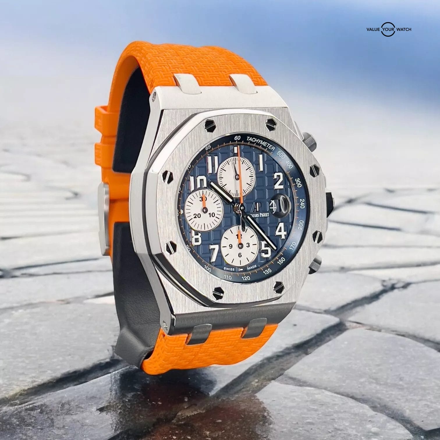 Audemars Piguet Royal Oak Offshore Blue Dial 42mm Full Set 26470ST.OO.A027CA.01 - Image 5