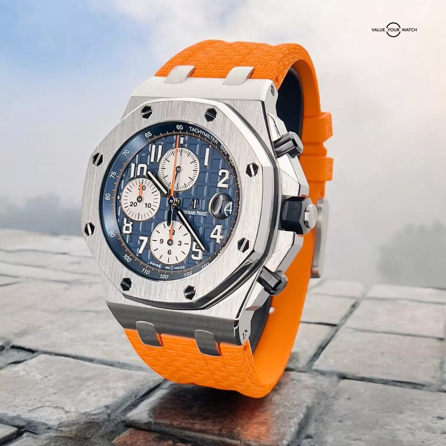 Audemars Piguet Royal Oak Offshore Blue Dial 42mm Full Set 26470ST.OO.A027CA.01 - Image 7