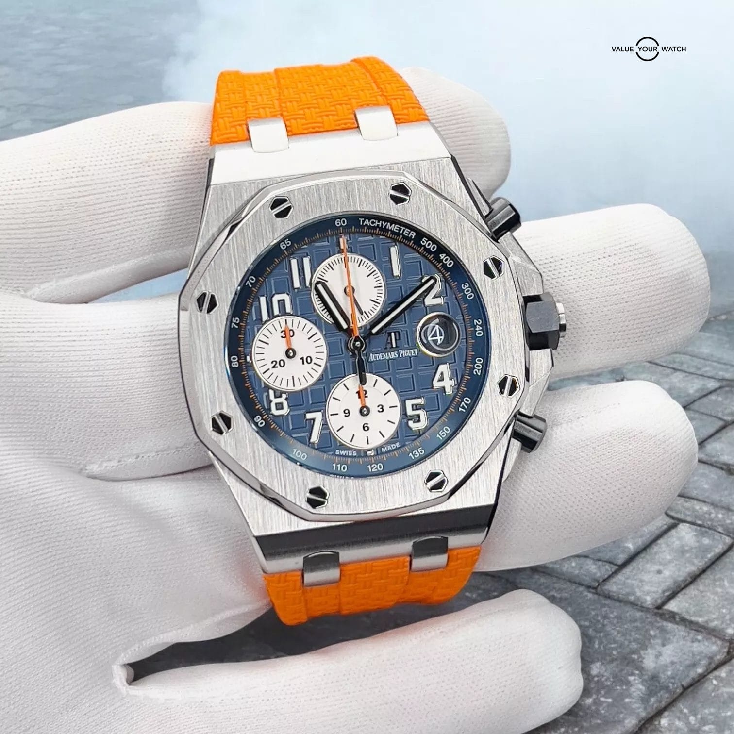 Audemars Piguet Royal Oak Offshore Blue Dial 42mm Full Set 26470ST.OO.A027CA.01 - Image 9