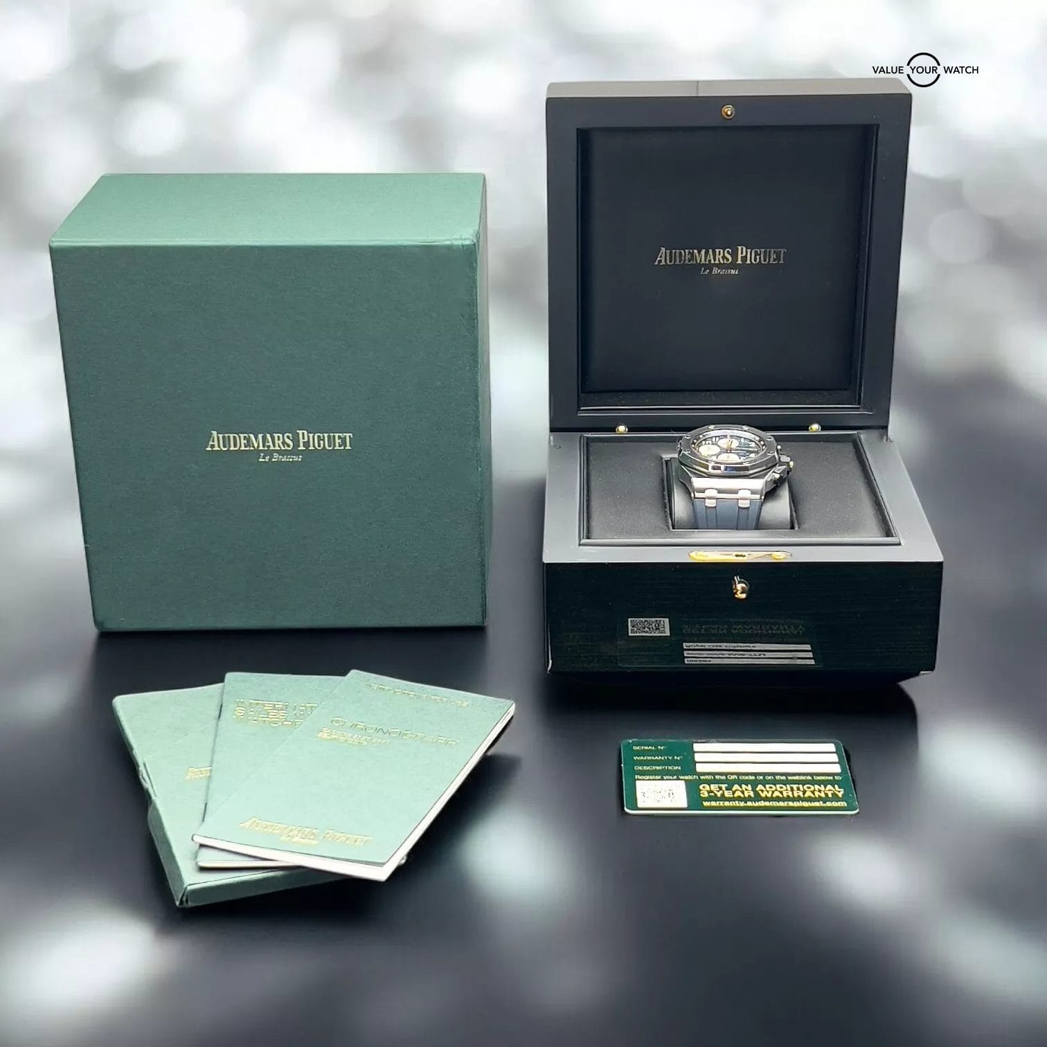 Audemars Piguet Royal Oak Offshore Blue Dial 42mm 26470ST.OO.A027CA.01 Full Set - Image 4