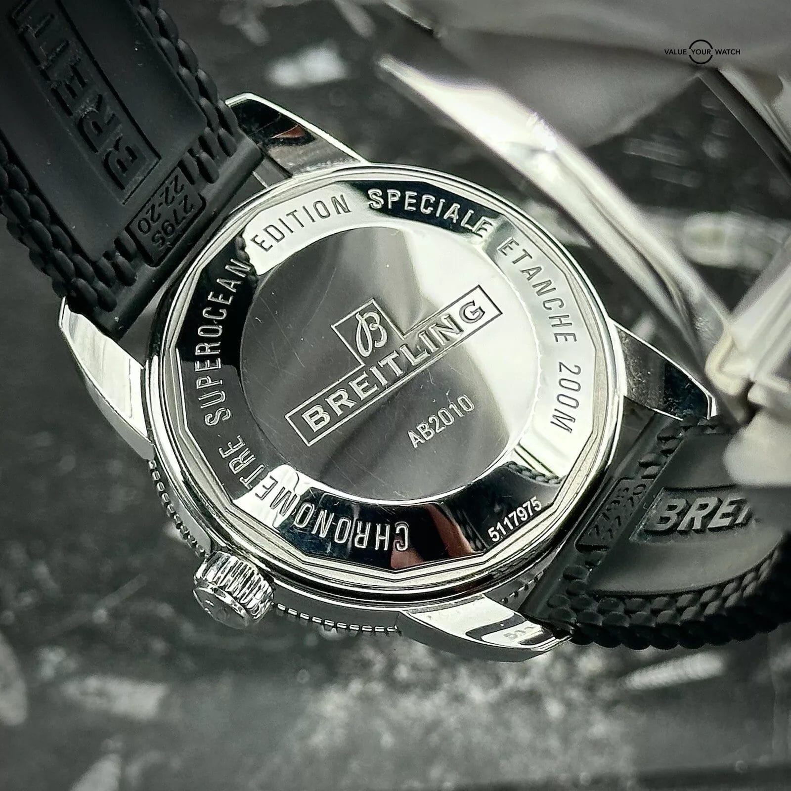 Breitling Super Ocean Heritage II AB2010 Green Dial Steel 42mm Complete Set - Image 6