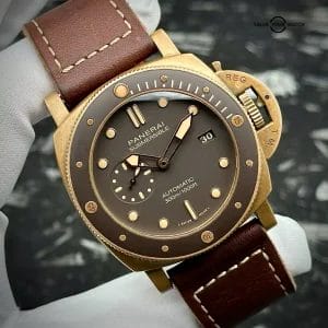 Panerai Luminor Submersible Bronzo 47mm PAM00968 PAM 968 Bronze Brown Dial