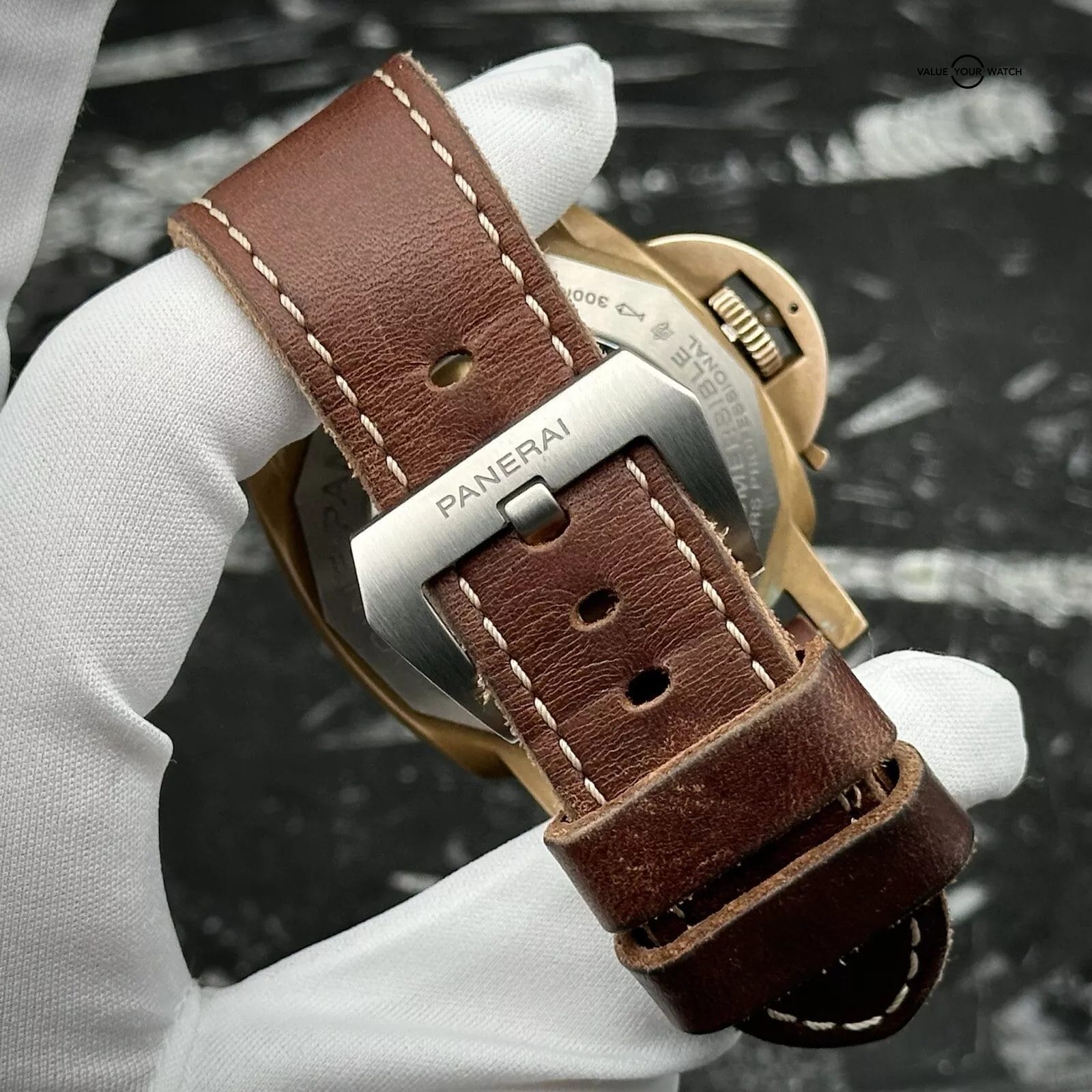 Panerai Luminor Submersible Bronzo 47mm PAM00968 PAM 968 Bronze Brown Dial - Image 6