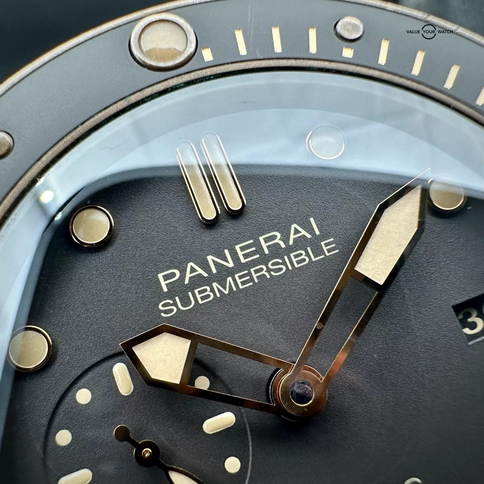 Panerai Luminor Submersible Bronzo 47mm PAM00968 PAM 968 Bronze Brown Dial - Image 9
