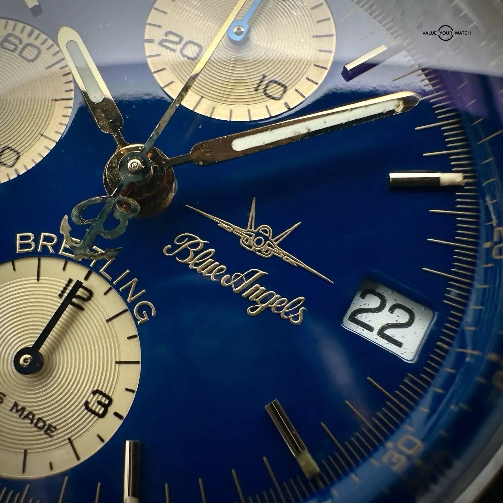 Breitling Chronomat Blue Angles B13048 39mm Stainless Steel Chronograph - Image 4