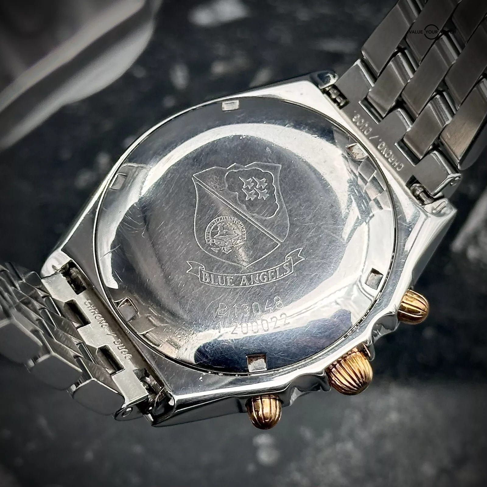 Breitling Chronomat Blue Angles B13048 39mm Stainless Steel Chronograph - Image 7