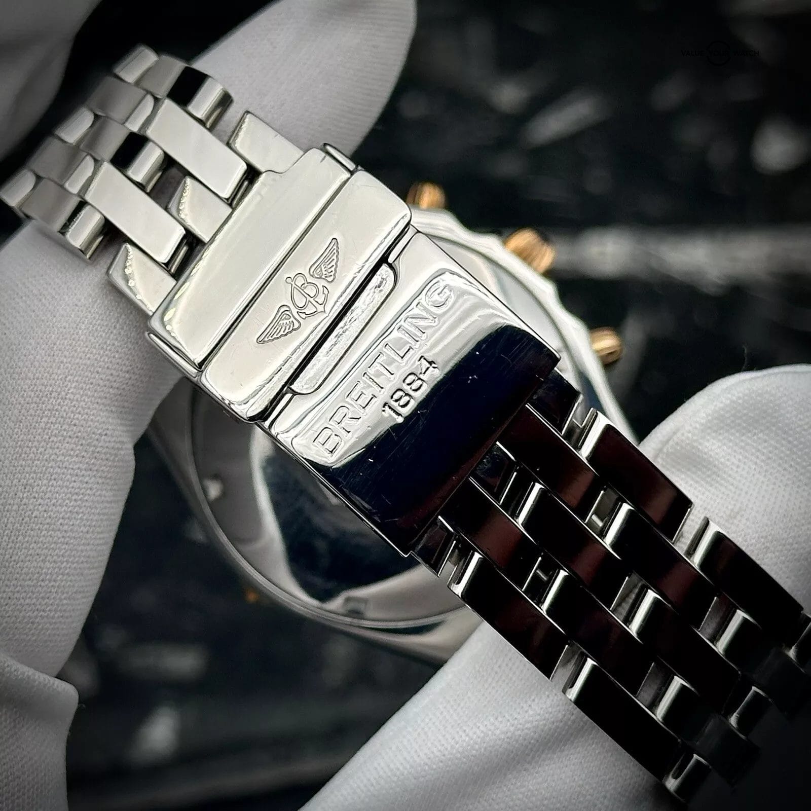 Breitling Chronomat Blue Angles B13048 39mm Stainless Steel Chronograph - Image 8