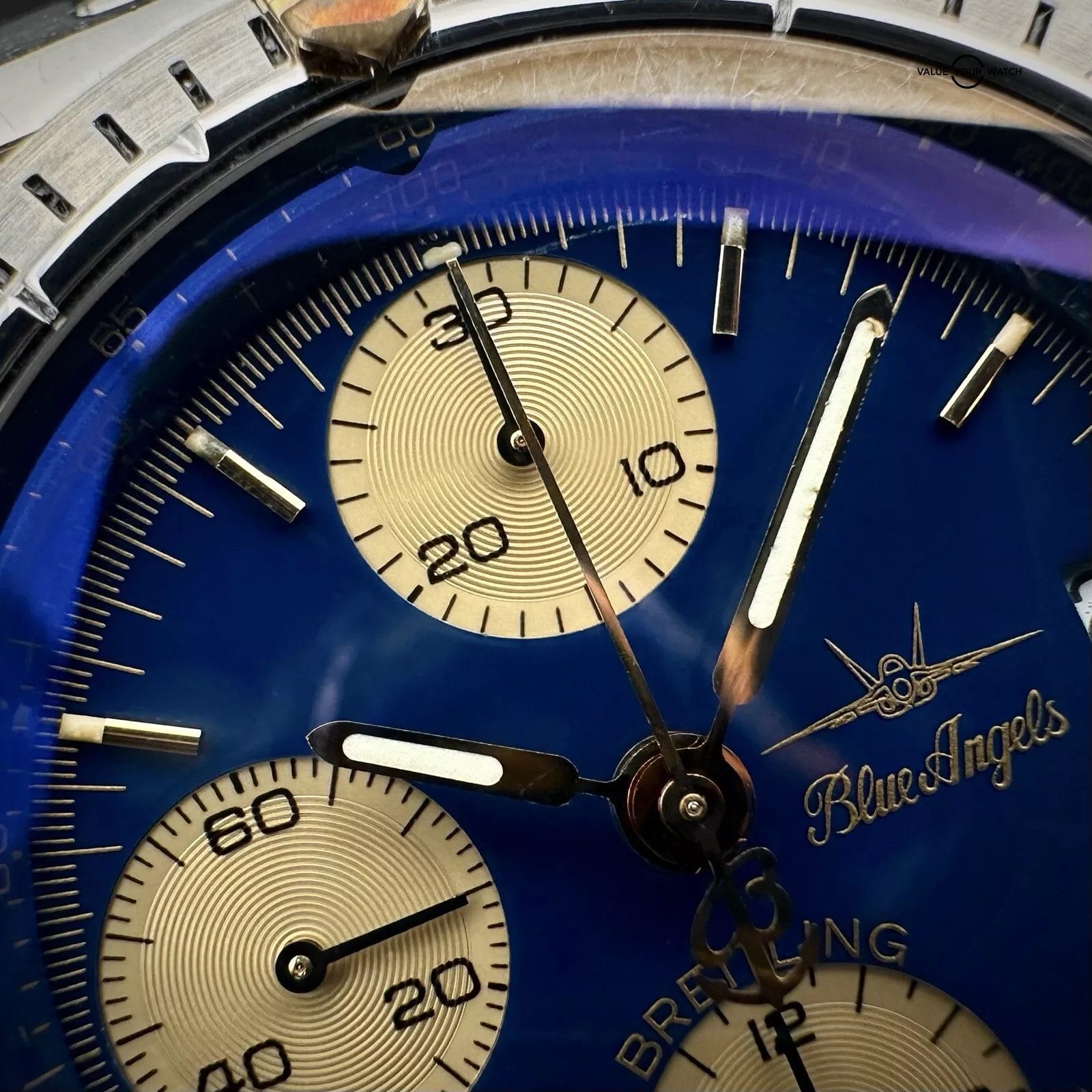 Breitling Chronomat Blue Angles B13048 39mm Stainless Steel Chronograph - Image 14