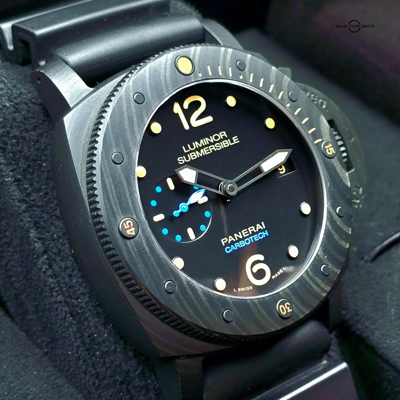 Panerai Submersible Luminor Carbotech Carbon, 47mm full set! PAM00616 - Image 2