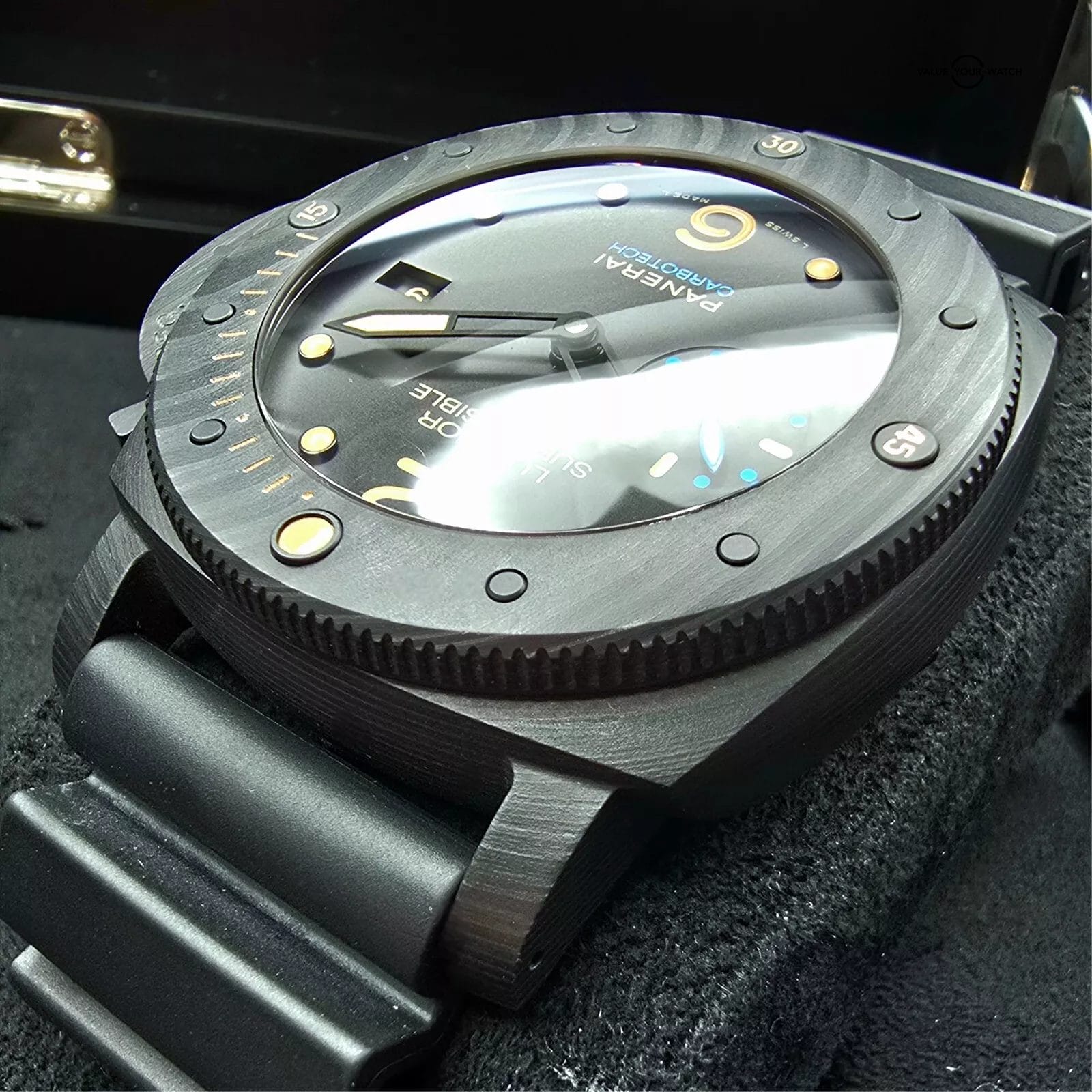 Panerai Submersible Luminor Carbotech Carbon, 47mm full set! PAM00616 - Image 9