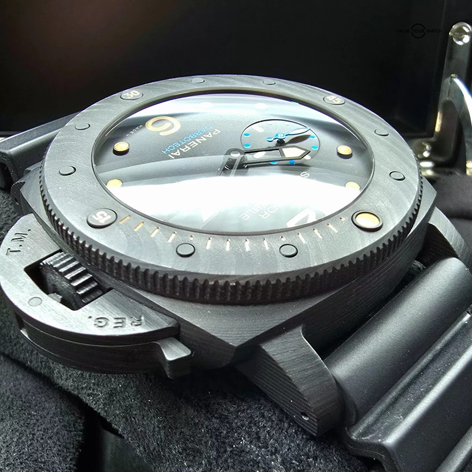 Panerai Submersible Luminor Carbotech Carbon, 47mm full set! PAM00616 - Image 10