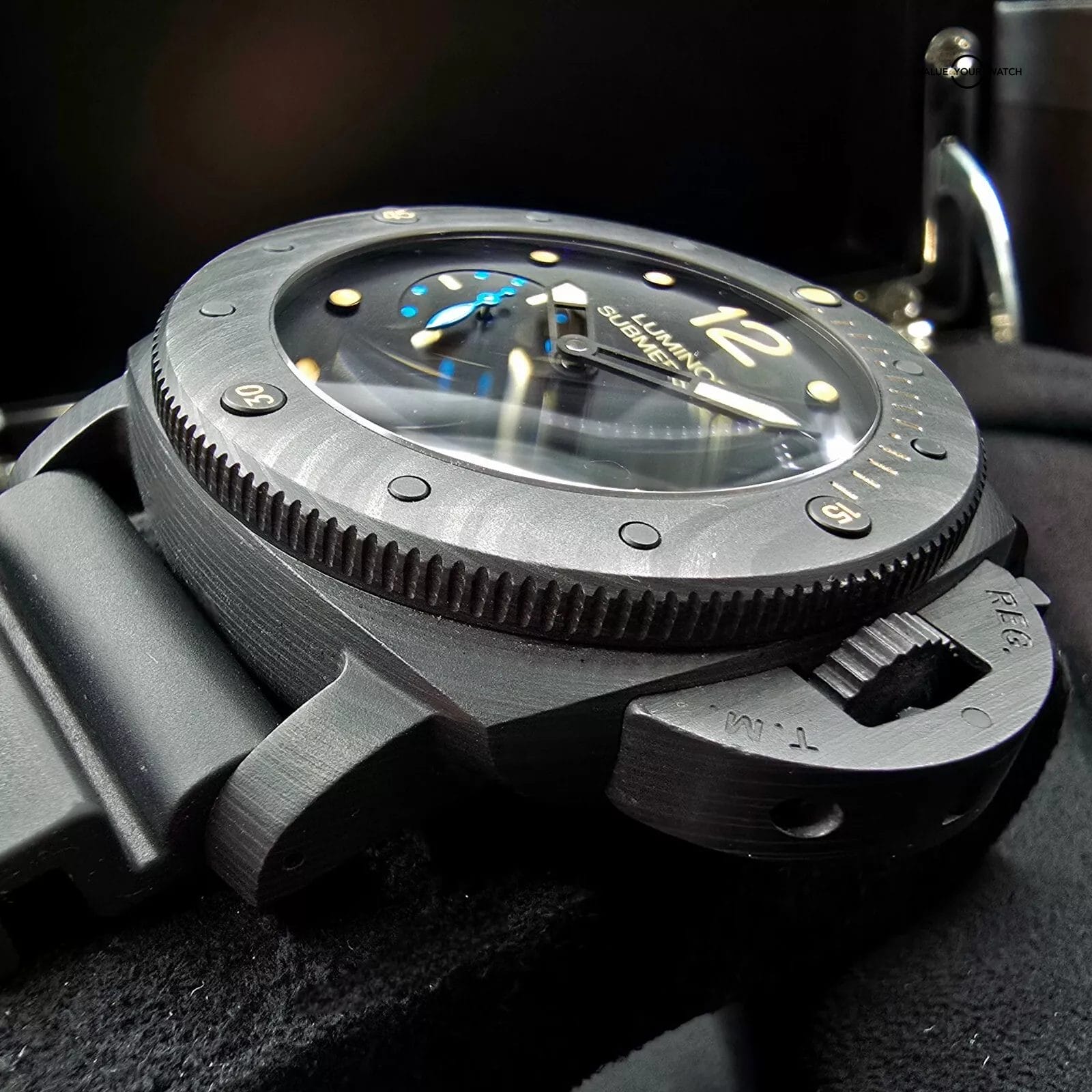 Panerai Submersible Luminor Carbotech Carbon, 47mm full set! PAM00616 - Image 11