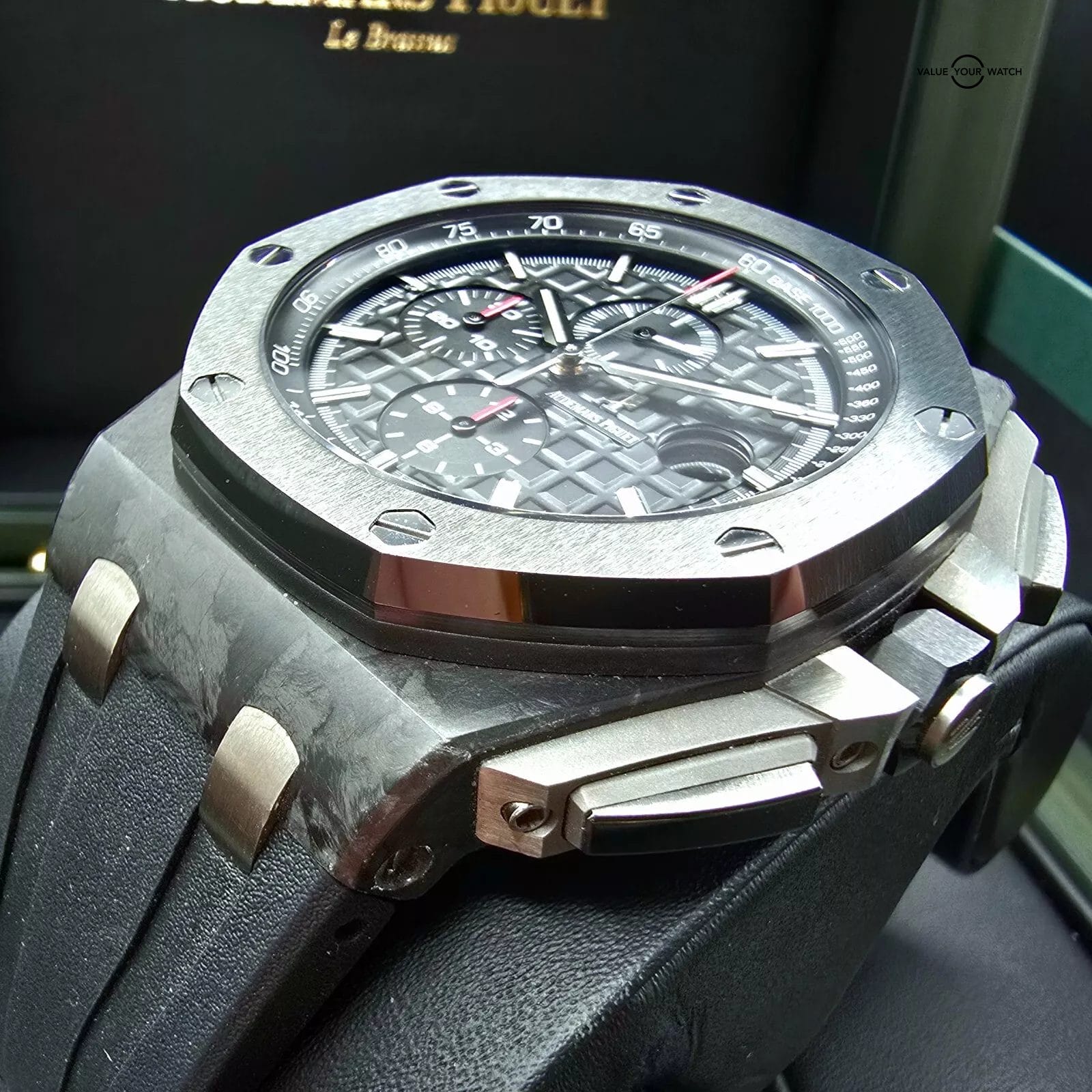 Audemars Piguet Royal Oak Offshore Carbon Case, ceramic bezel 44mm full Set! - Image 7