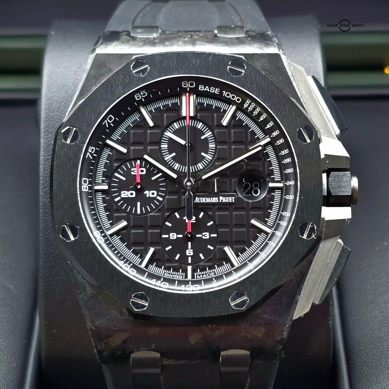 Audemars Piguet Royal Oak Offshore Carbon Case, ceramic bezel 44mm full Set! - Image 9