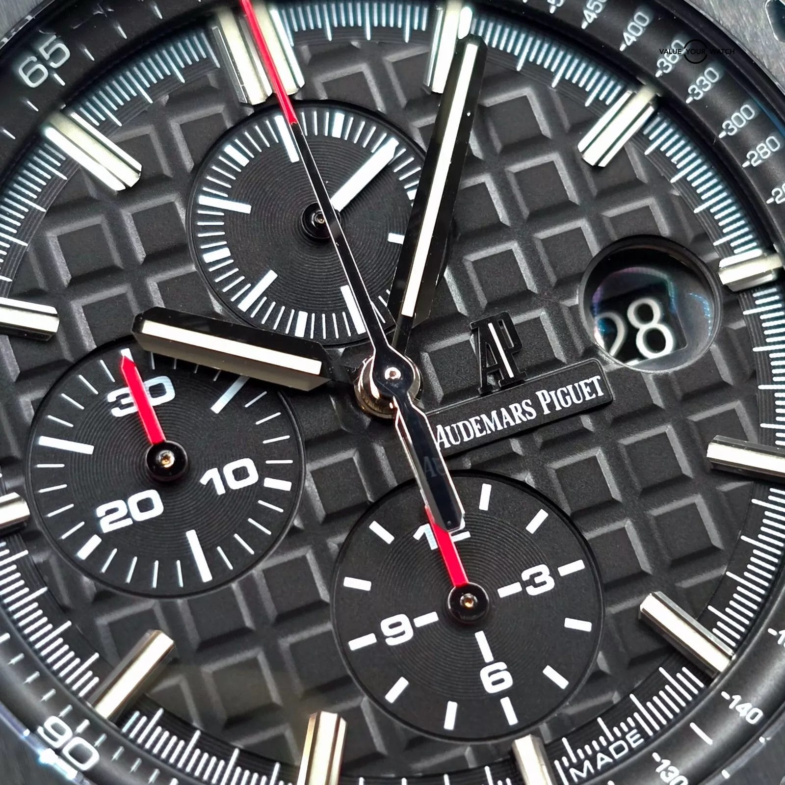 Audemars Piguet Royal Oak Offshore Carbon Case, ceramic bezel 44mm full Set! - Image 10