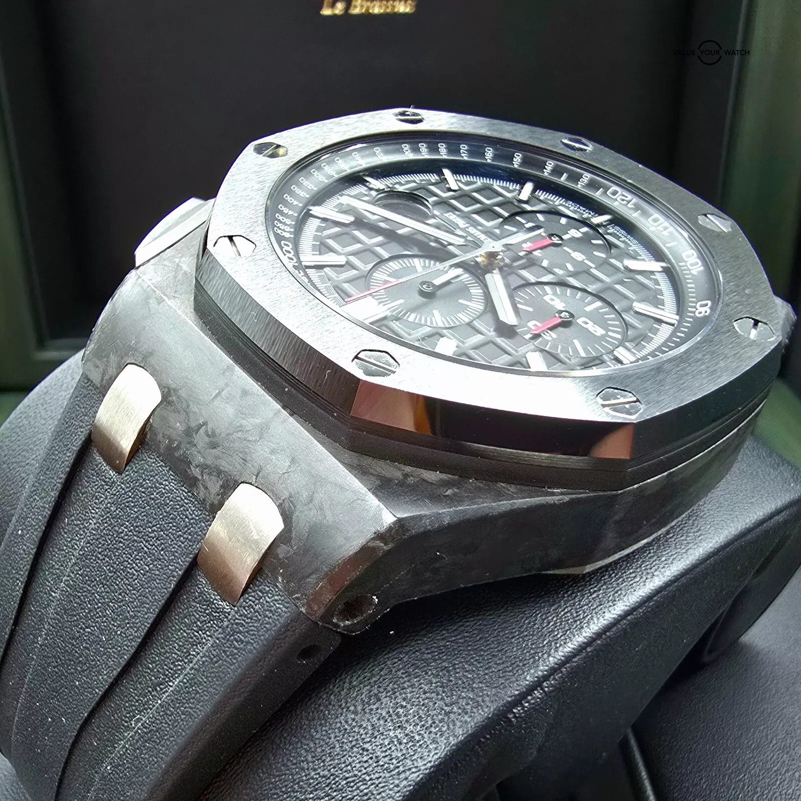 Audemars Piguet Royal Oak Offshore Carbon Case, ceramic bezel 44mm full Set! - Image 11