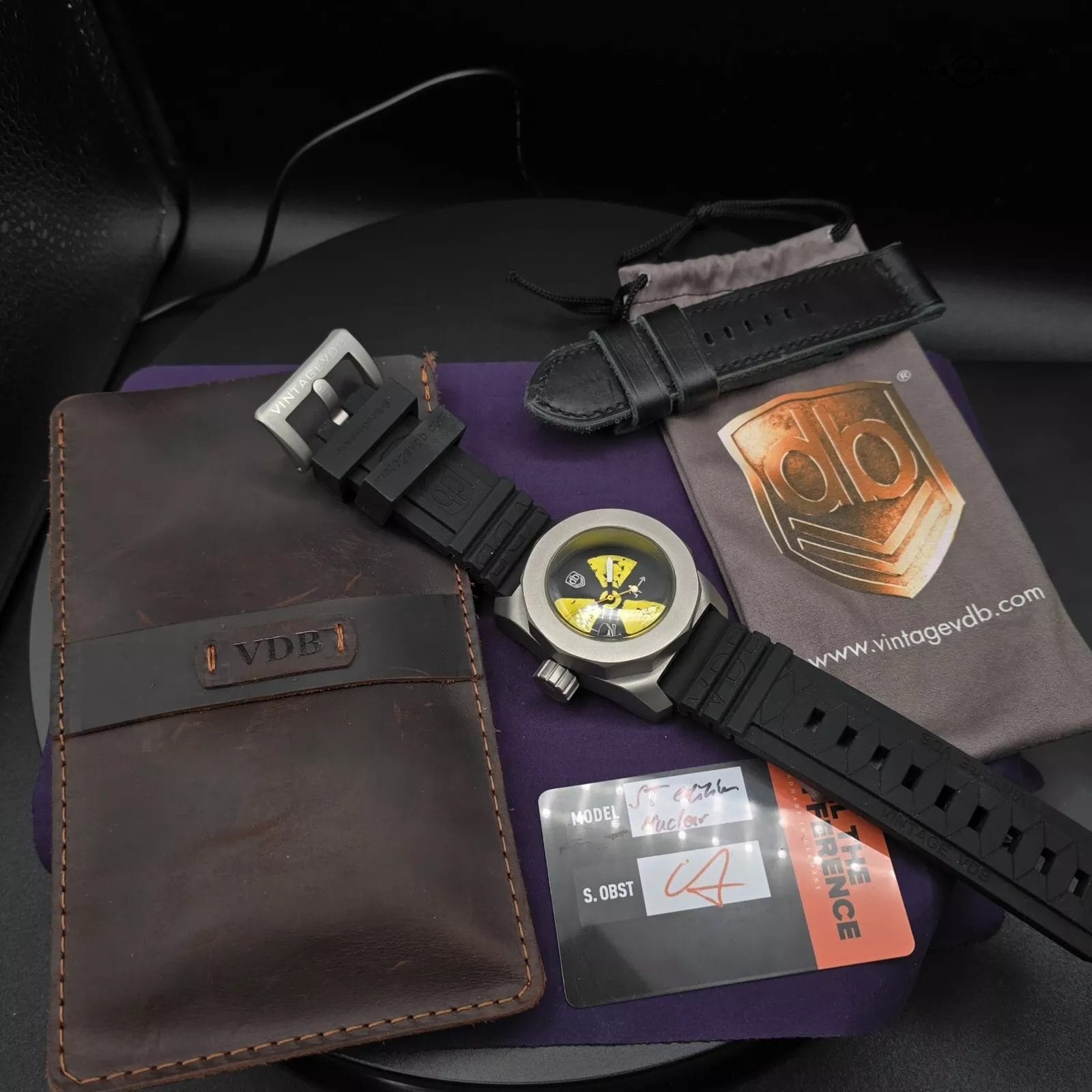 Vintage VDB Nuclear Titanium destro/lefty 48mm, full set! - Image 2