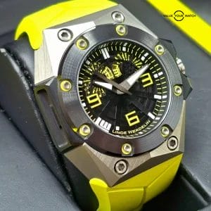 Linde Weredelin Oktopus II Double Date Titanium and Ceramic, 300m Full set!